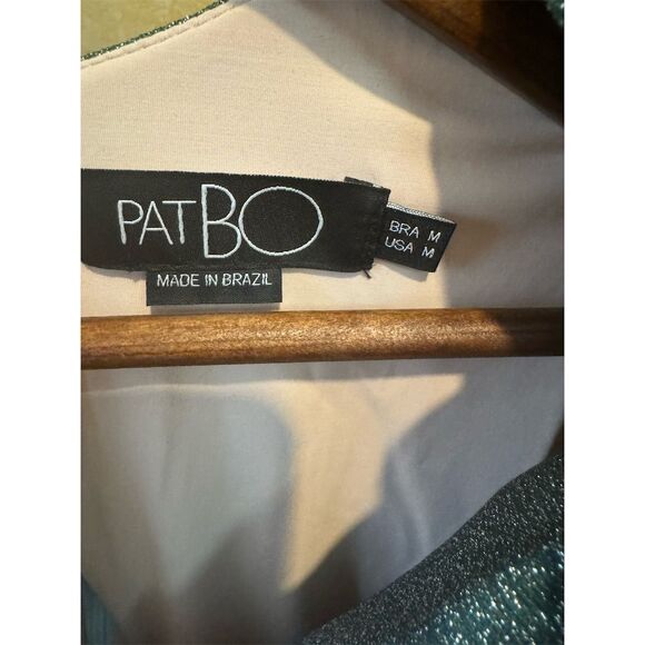 PatBO Women's Multicolor V-Neck Long Sleeve Bodysuit Size M - Picture 5 of 5